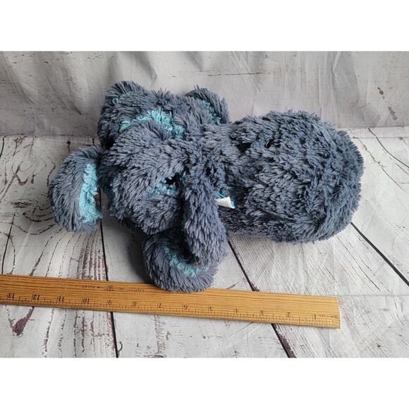 Manhattan Toy Co. Blue Two-Tone Eight Legged Octopus 12 In Long Stuffed Plush - Picture 6 of 6